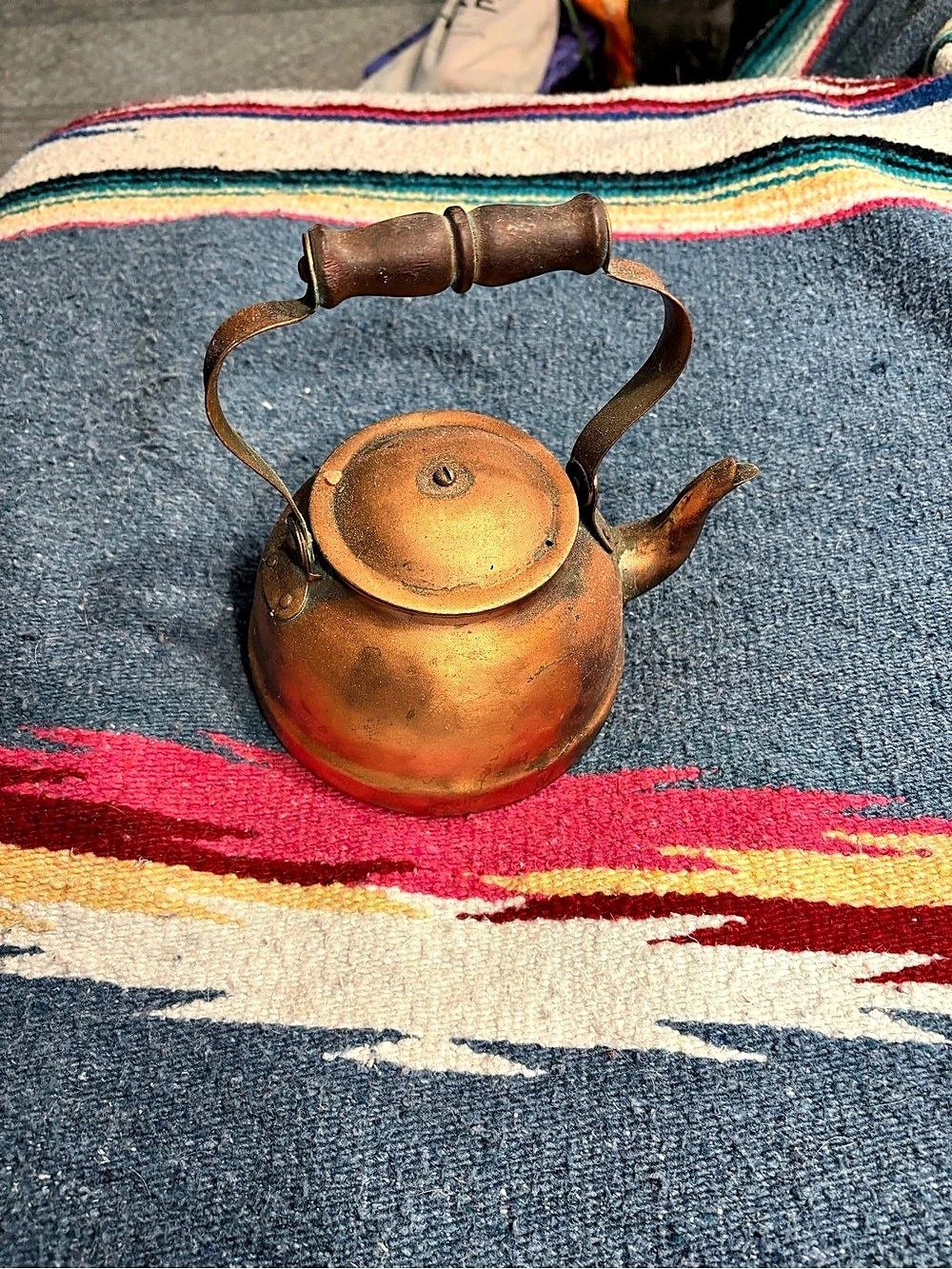 Vintage Copper Tea Kettle